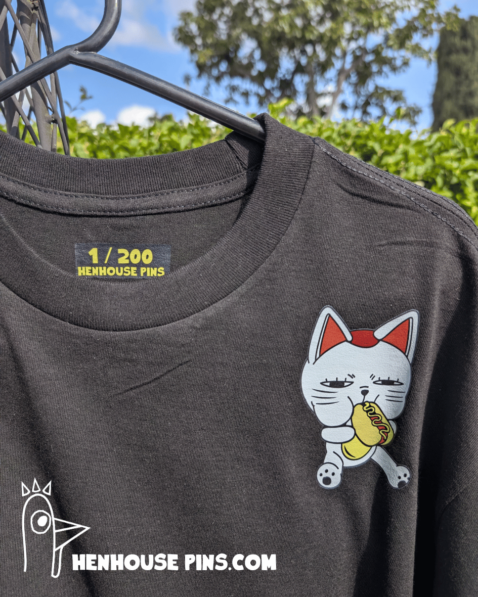 Hot Dog Cat Shirt – HenHousePins